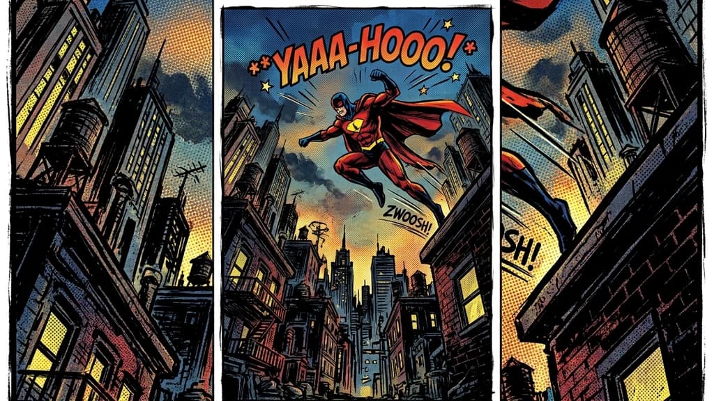 Comic Book scene example